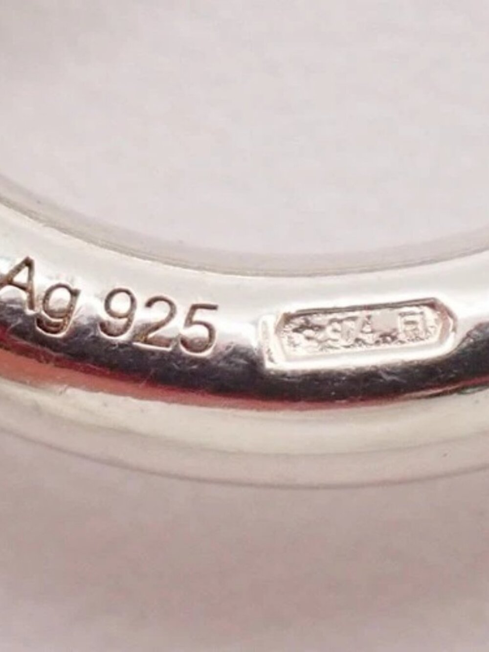 HERMES Logo Amulet 5 Charm Chain Bracelet Bangle Silver 925 France 649LC636 - Picture 10 of 16